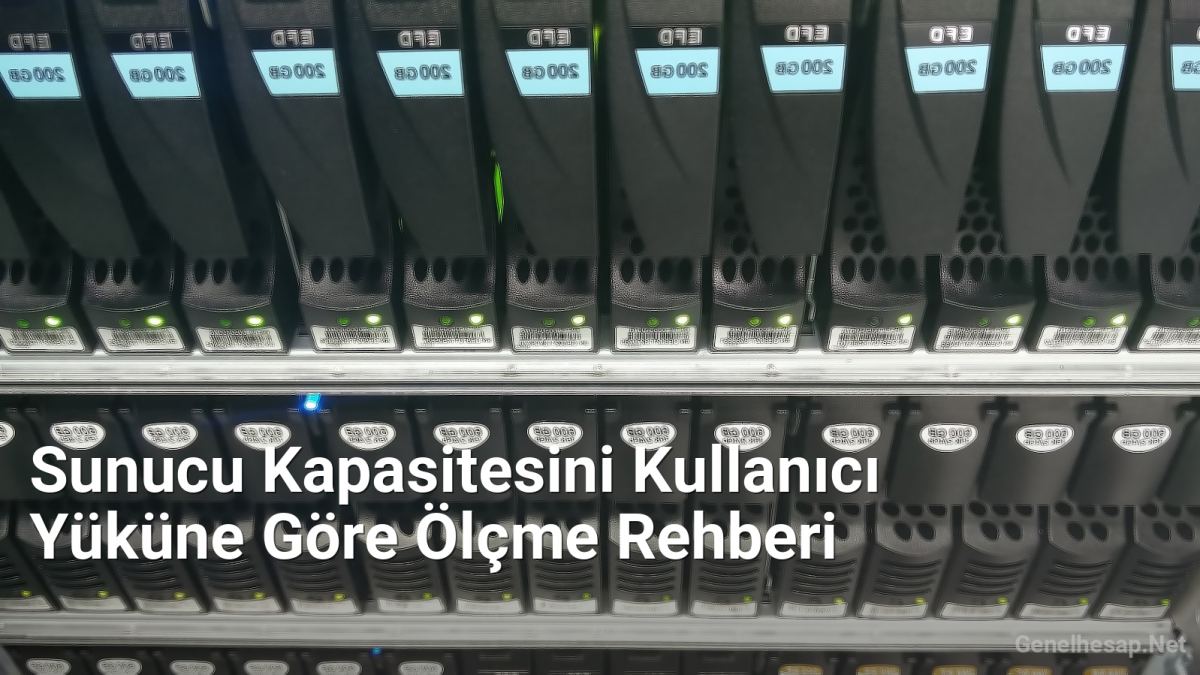 Sunucu Kapasitesini Kullanıcı Yüküne Göre Ölçme Rehberi - Genelhesap.Net