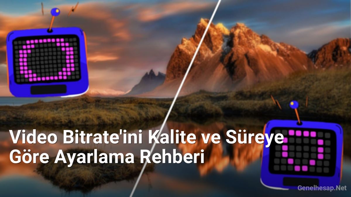 Video Bitrate'ini Kalite ve Süreye Göre Ayarlama Rehberi - Genelhesap.Net