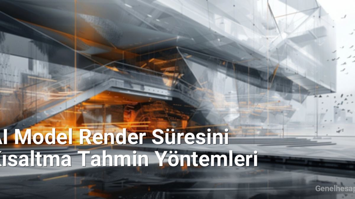 AI Model Render Süresini Kısaltma Tahmin Yöntemleri - Genelhesap.Net