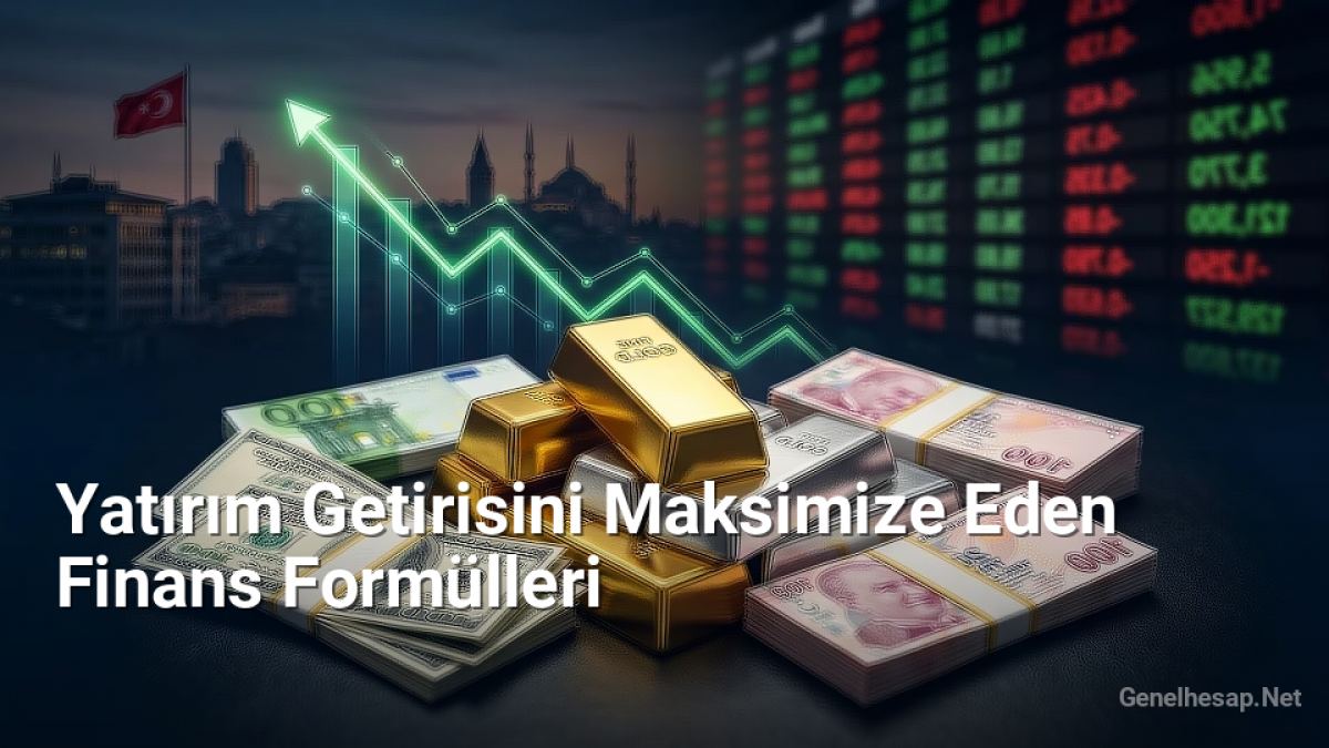 Yatırım Getirisini Maksimize Eden Finans Formülleri - Genelhesap.Net